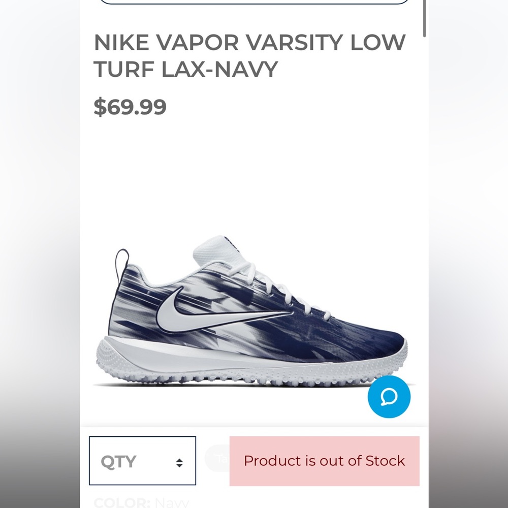 Nike VPR lacrosse turf shoes